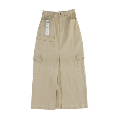 Khaki Maxi Skirt
