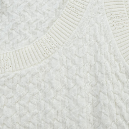 Ivory 2023 Cashmere-Blend Knit Tank