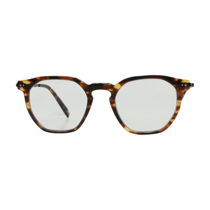 Brown Rustin M Square Prescription Eyewear