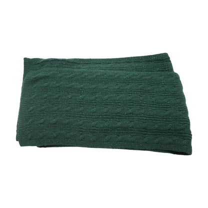 Green Polyester Scarf