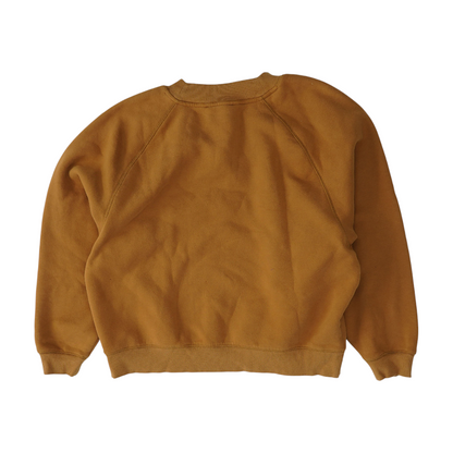 Brown Solid Sweatshirt Pullover