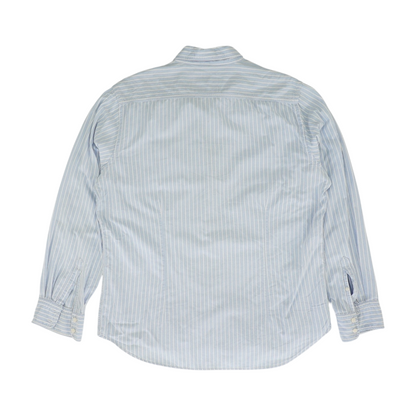 Blue Striped Long Sleeve Button Down