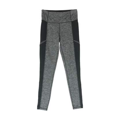 Black Herringbone Active Leggings
