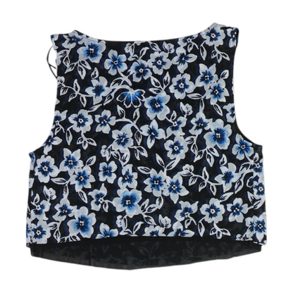 Blue Floral Blouse