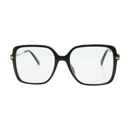 Black Square Prescription Eyewear