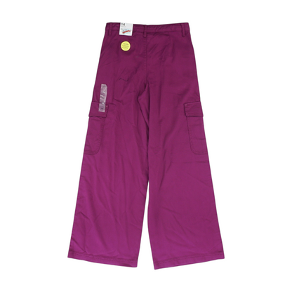 Magenta Solid Jeans