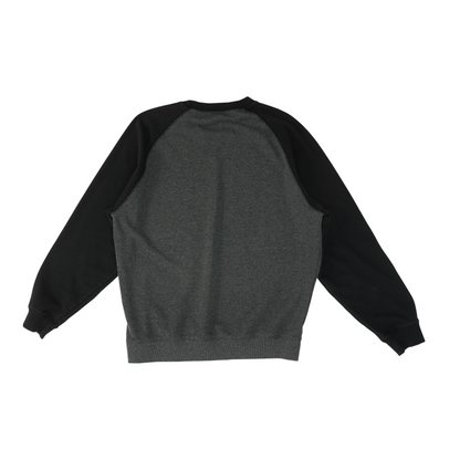 Gray Color Block Sweatshirt Pullover
