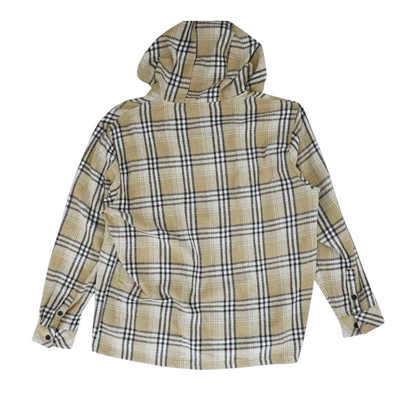 Brown Plaid Flannel Button Down