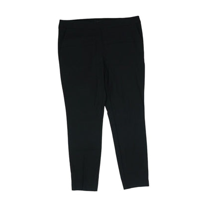 Black Solid Pants