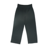 Black Solid Casual Capris