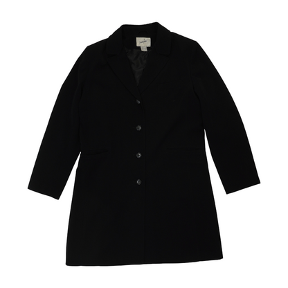 Vintage Black Tall Solid Coat