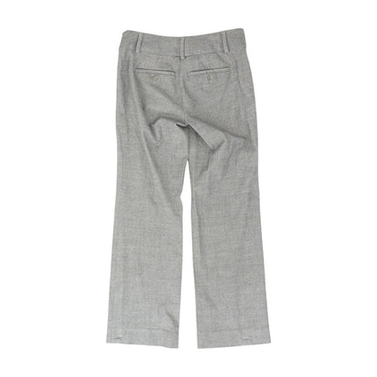 Gray Solid Dress Pants