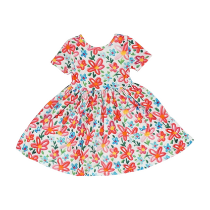 White Floral Dress