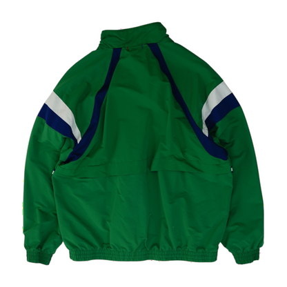 Green Solid 1/4 Zip Pullover