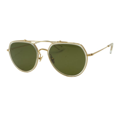 Green Baker Aviator Sunglasses