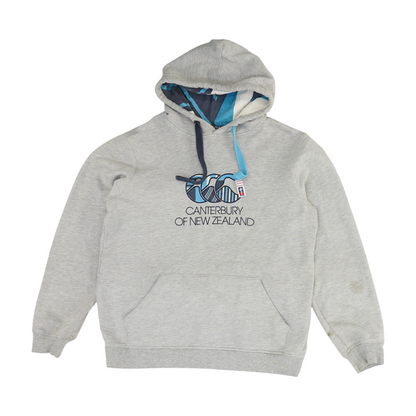 Gray Solid Hoodie Pullover