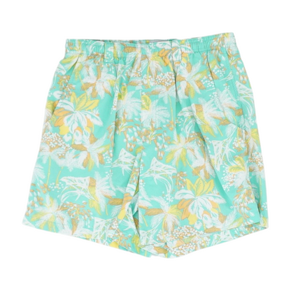 Green Tropical Swim Bottom