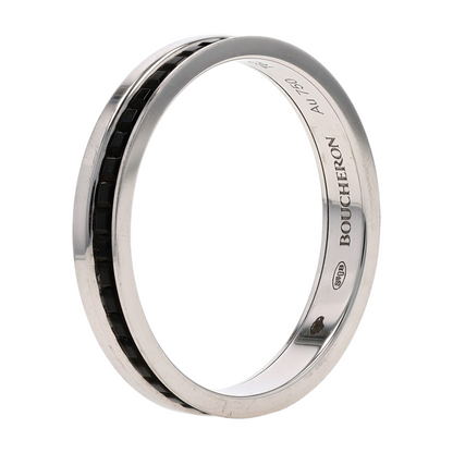 18K White Gold Band Ring