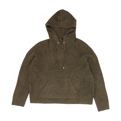 Brown Solid Pullover Sweater