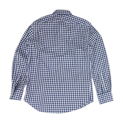 Blue Check Long Sleeve Button Down