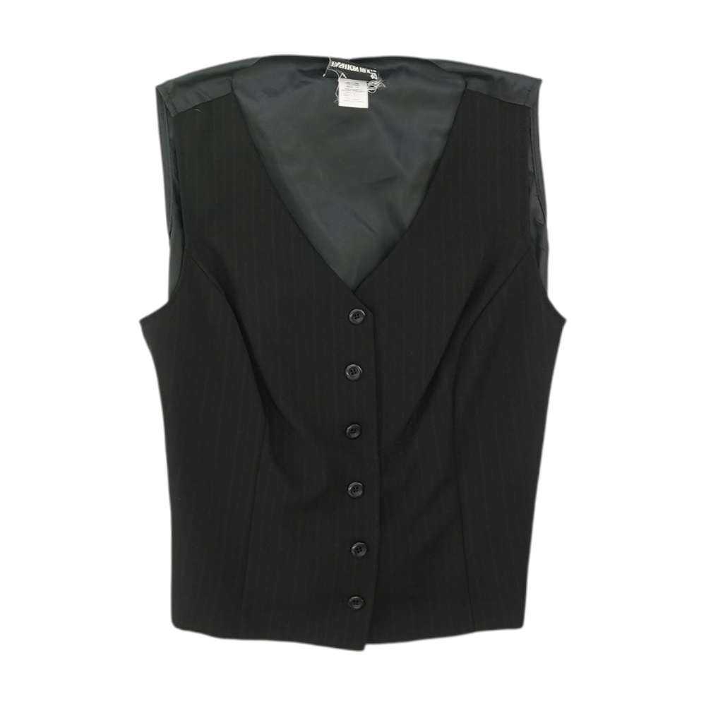 Black Striped Button Down