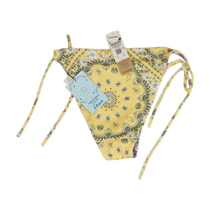 Yellow Floral Swim Bottom