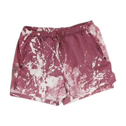 Mauve Print Active Shorts