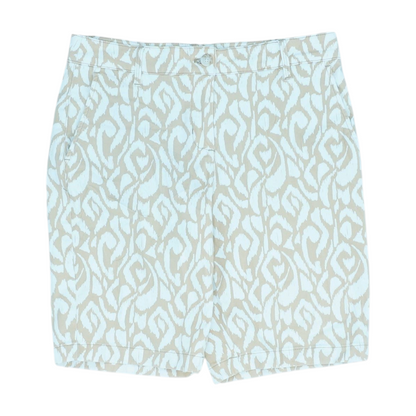 Tan Print Chino Shorts