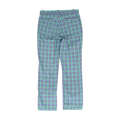 Blue Plaid Pants