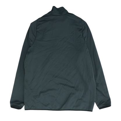 Gray Solid 1/4 Zip Pullover