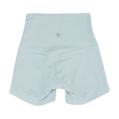 Blue Solid Active Shorts