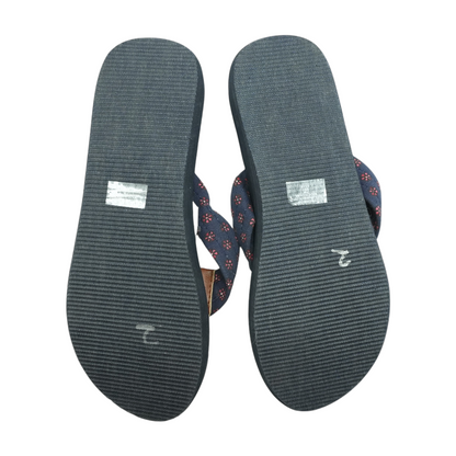 Navy Flip-Flop Sandals