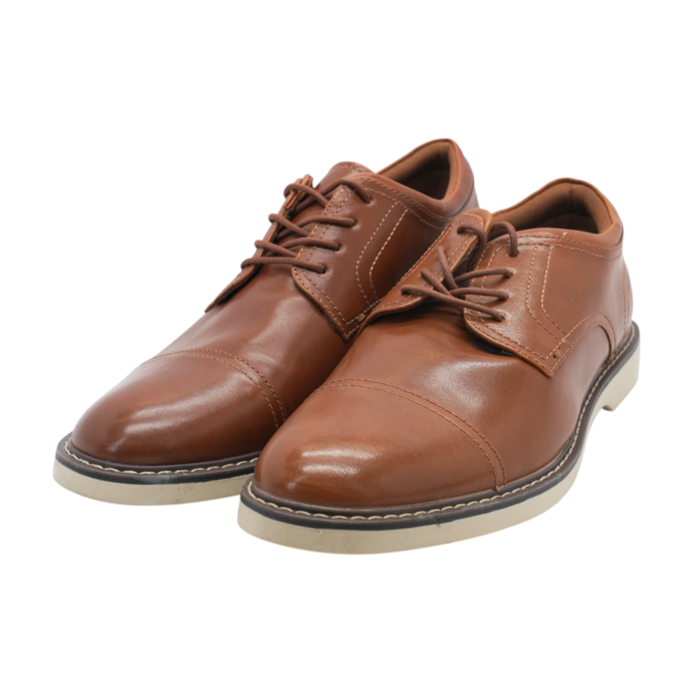 Brown Lace-Up Dress Shoes