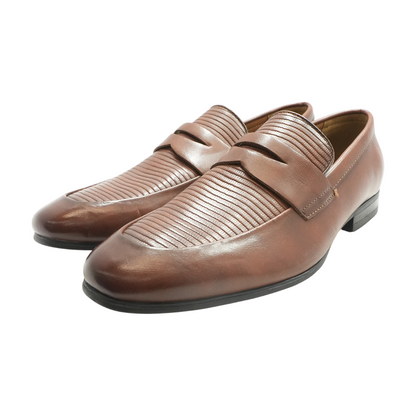 Brown Slip-On Dress Shoes