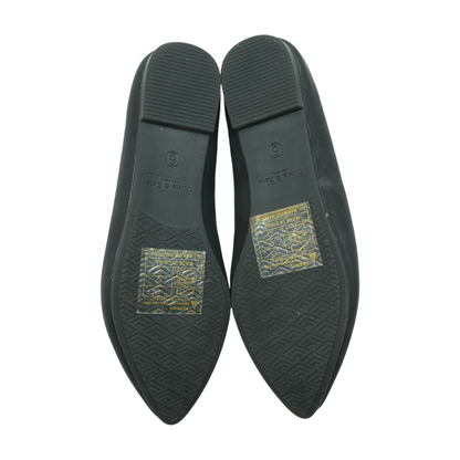 Black Slip-On Flats
