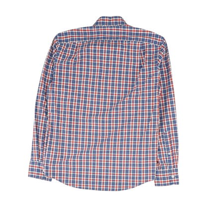 Blue Plaid Long Sleeve Button Down