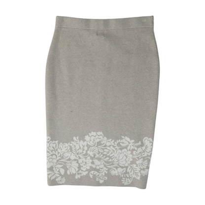 Gray Midi Skirt