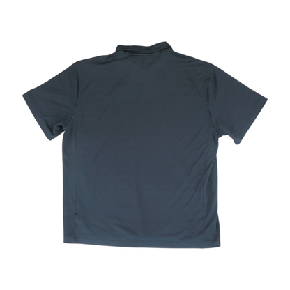 Black Solid Short Sleeve Polo