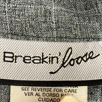 Vintage Gray Solid Jacket