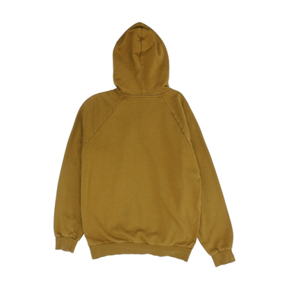 Khaki Solid Hoodie Pullover