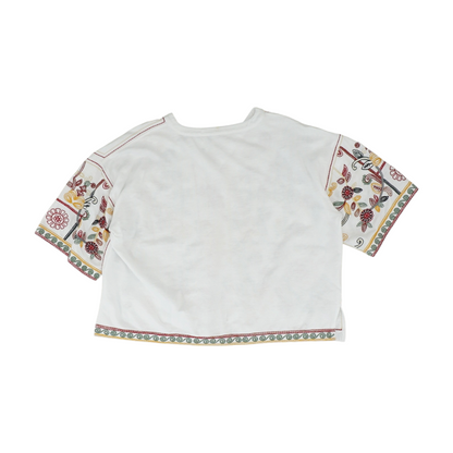 Multi Petite Graphic Blouse