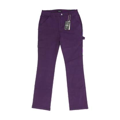 Purple Regular Jeans