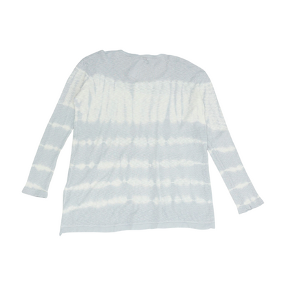 Gray Tie-Dye Blouse