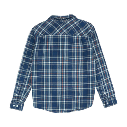 Blue Plaid Flannel Button Down