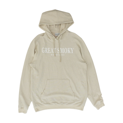Tan Solid Hoodie Pullover