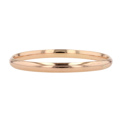 14K Rose Gold Bangle Bracelet