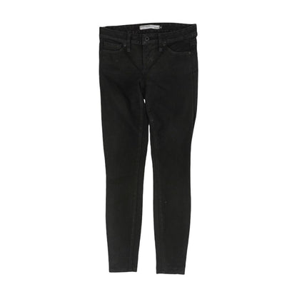 Black Solid Jeans