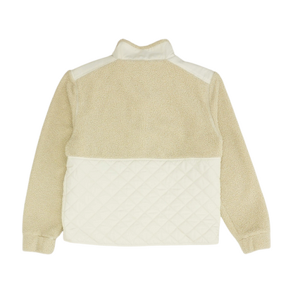 Beige Color Block Jacket