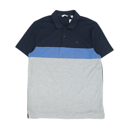 Multi Color Block Short Sleeve Polo