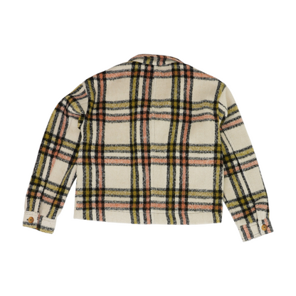 Beige Plaid Jacket